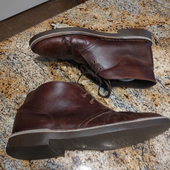 Clark\'s Brown Leather Chukka Boots Size 10 M Model 15522 main image 10